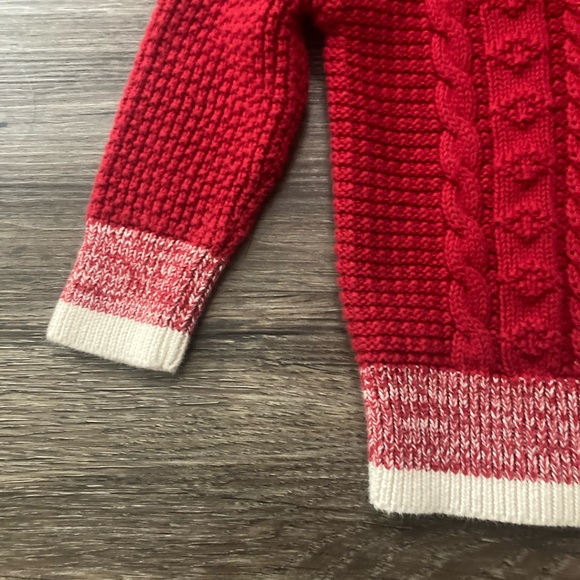Red Cherokee Cableknit Sweater - Picture 7 of 7